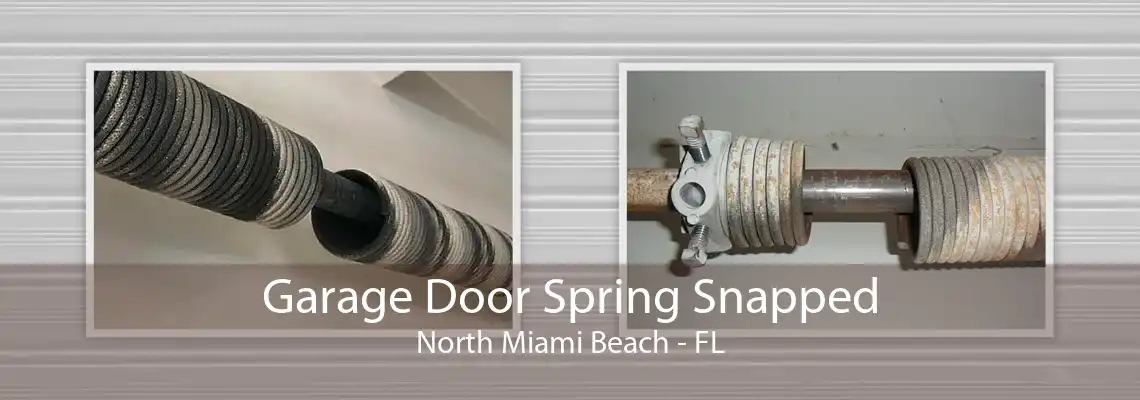 Garage Door Spring Snapped North Miami Beach - FL