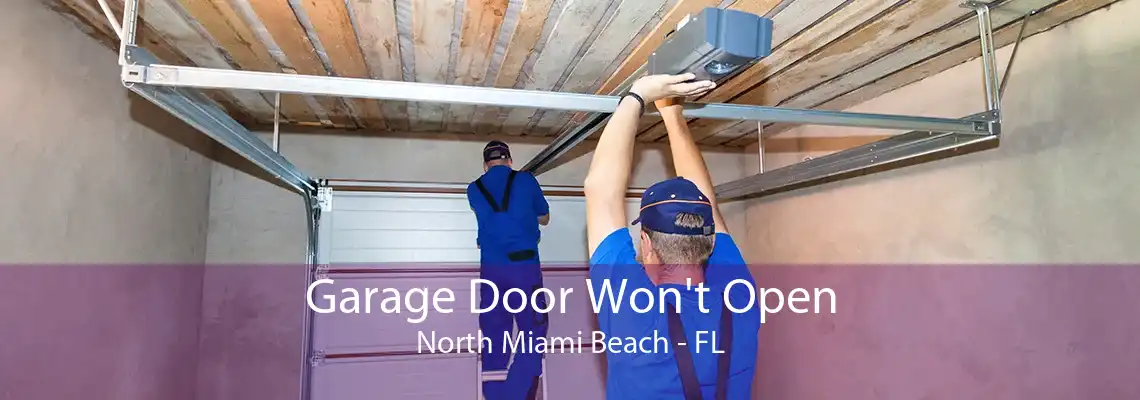 Garage Door Won't Open North Miami Beach - FL